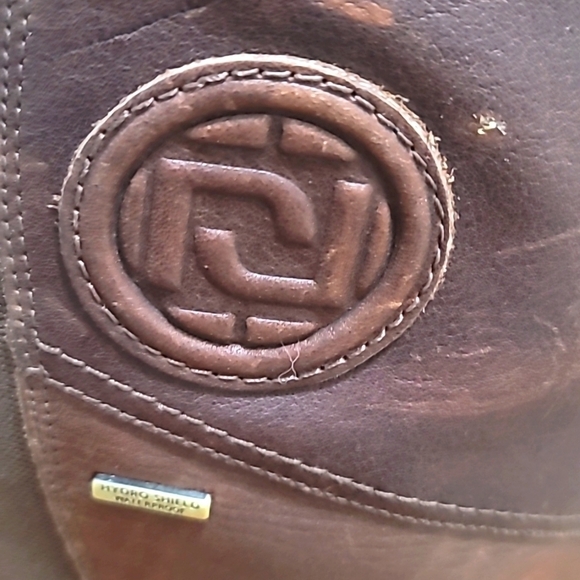 ROCKPORT WOMEN'S TRISTINA GORE TALL LEATHER WATERPROOF WIDE CALF BROWN BOOTS 7 - Picture 6 of 16